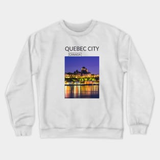 Night Quebec City Canada Chateau Frontenac Castle Gift for Canadian Canada Day Present Souvenir T-shirt Hoodie Apparel Mug Notebook Tote Pillow Sticker Magnet Crewneck Sweatshirt